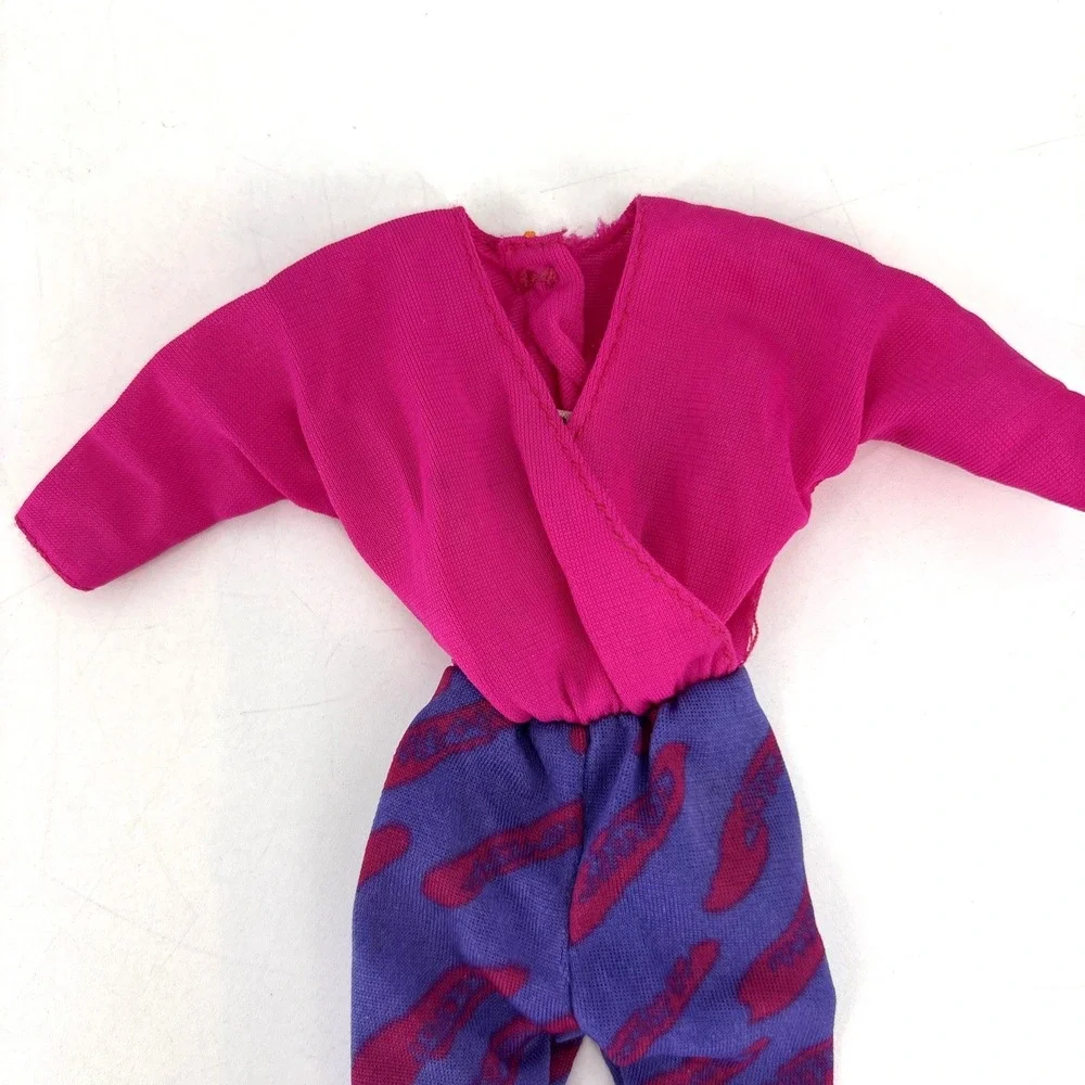 Vintage Barbie Pantsuit #7904‎ Fashion Fun Purple Pink 1980s Jumpsuit Original